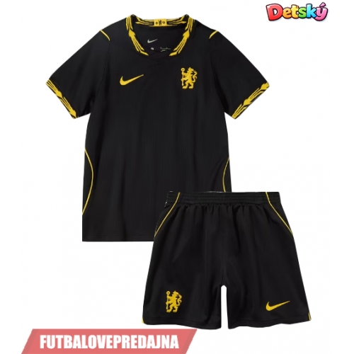 Lacne Dětský Futbalové dres Chelsea Morgan Rogers #17 2026-27 Krátky Rukáv - Preč (+ trenírky)